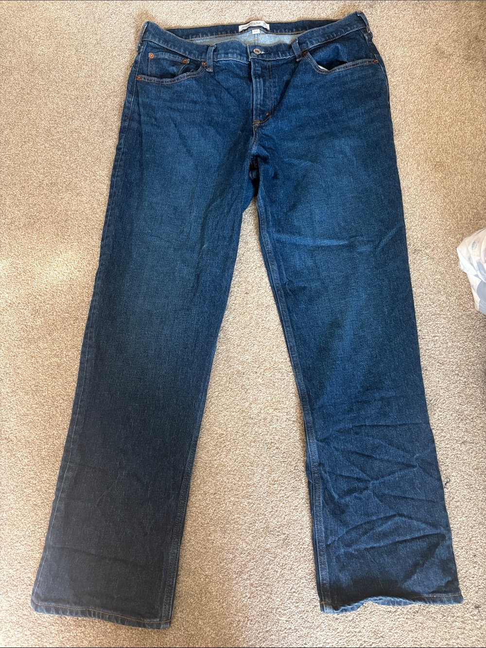 Abercrombie & Fitch Curve Love The 90s straight mid rise jeans size 32/14
